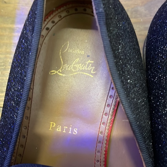 Size 11 Red Bottoms. Will ship with paint (concrete scraped them up) - Picture 3 of 4